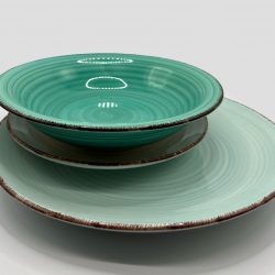 Set Piatti Verde Acqua