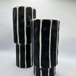 Set Vasi a Righe Verticali