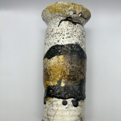 Vaso Artigianale Oro Nero