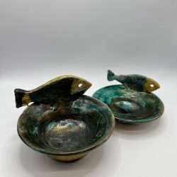 Set Portacandele con Pesci